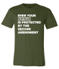 IFC Olive T-Shirt - YOUR RAYGUN IS PROTECTED